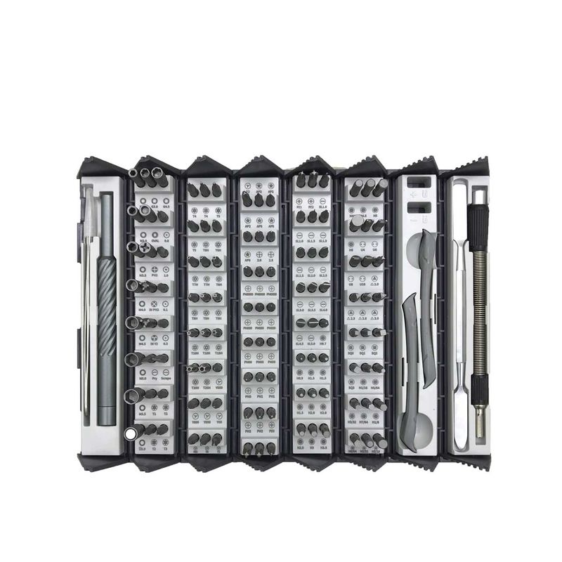 پیچ گوشتی یاکسون مدل yx 6318 مجموعه 128 عددی